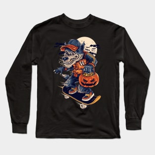 Warewolf in halloween Long Sleeve T-Shirt